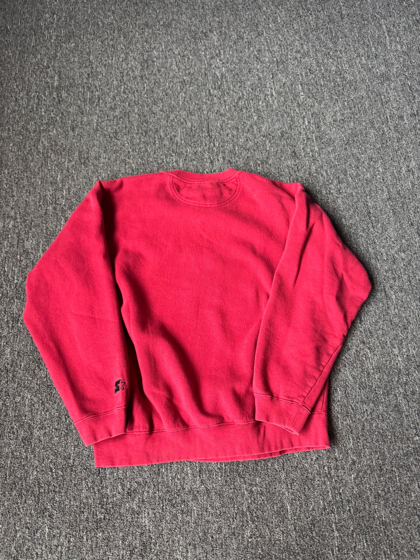 Red Arkansas Razorbacks Starter Crewneck (XL)