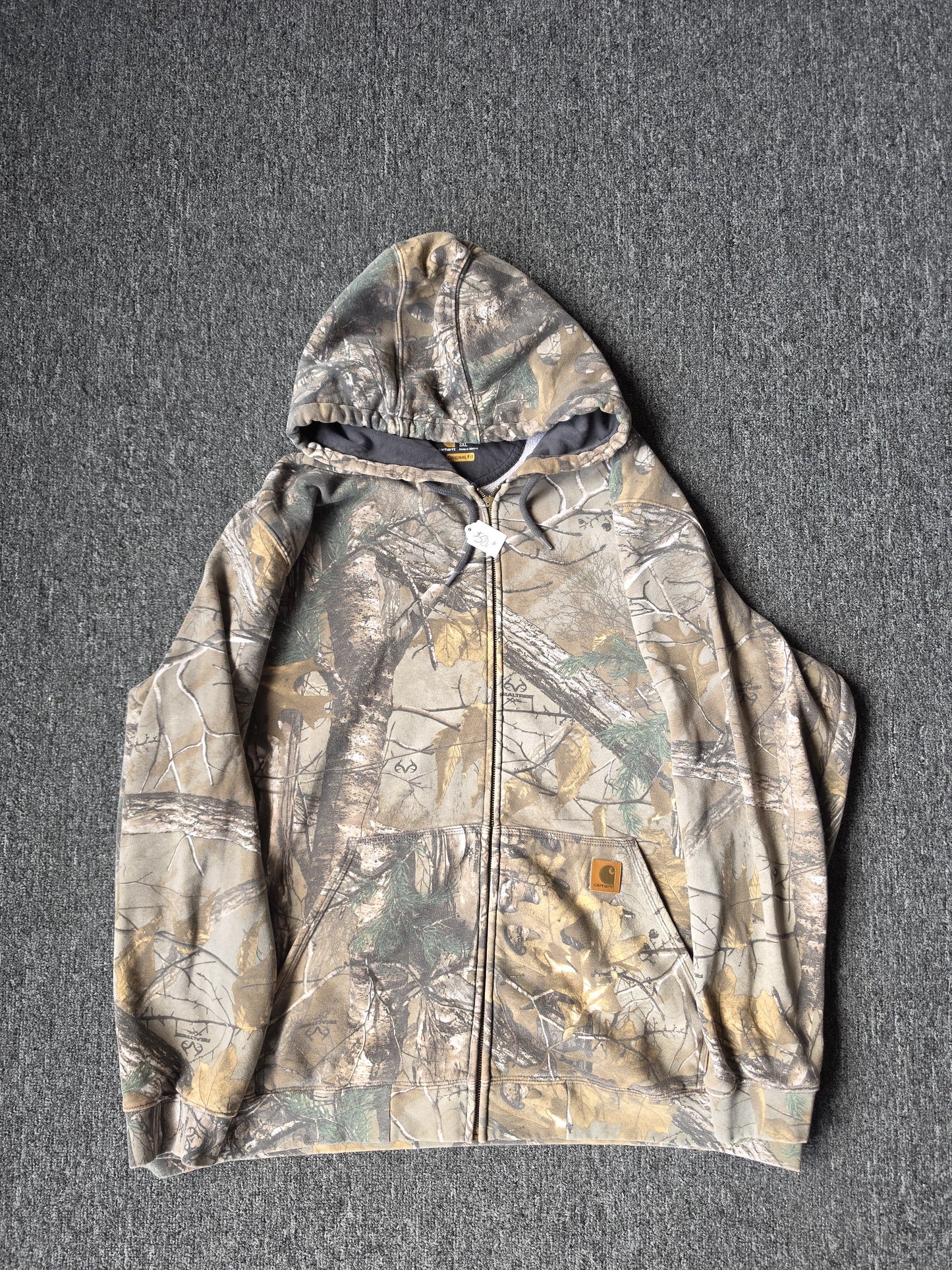 Camo Carhartt Zip Up Jacket (3XL)