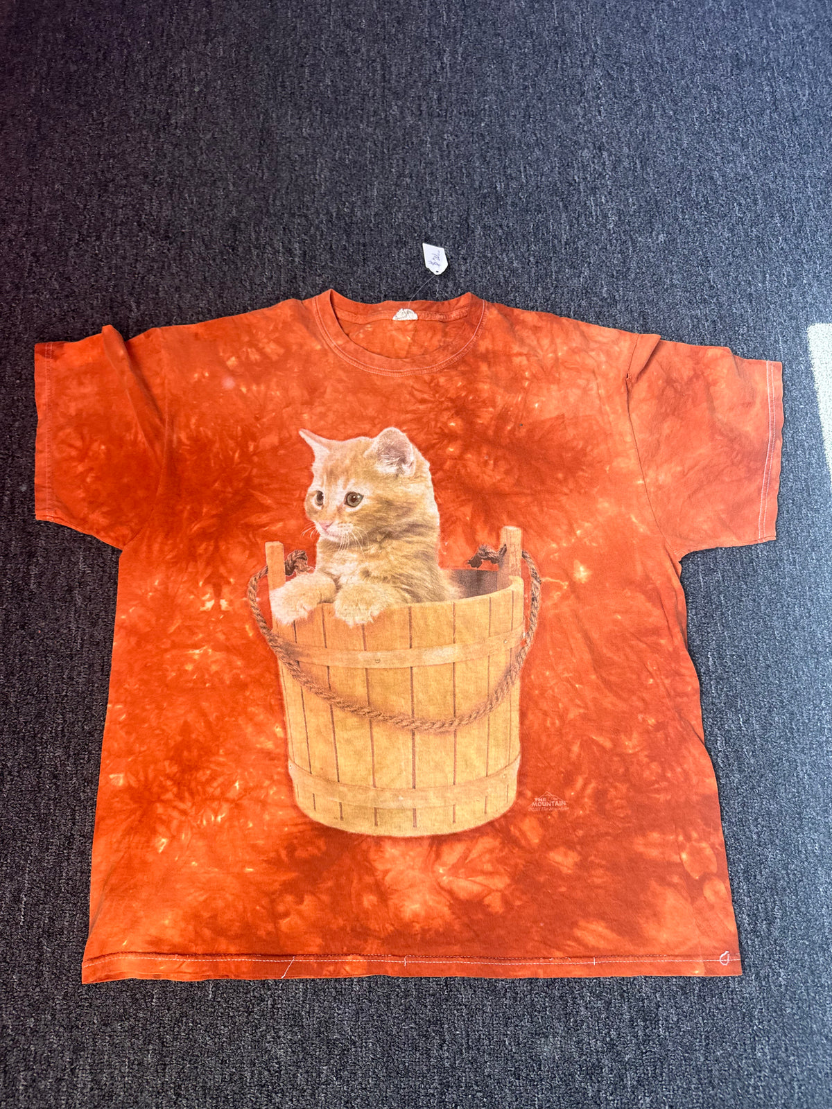 Orange Cute Kitty Shirt (XL)