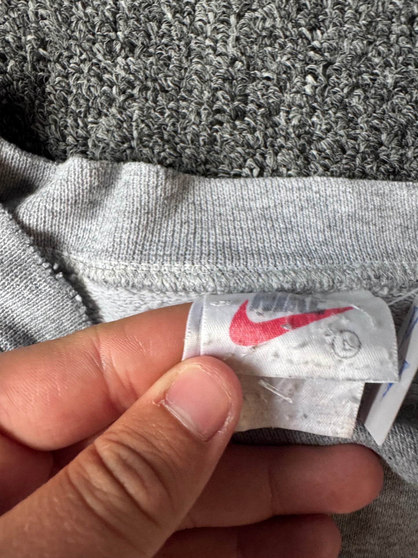 90s Grey Nike Crewneck (L)