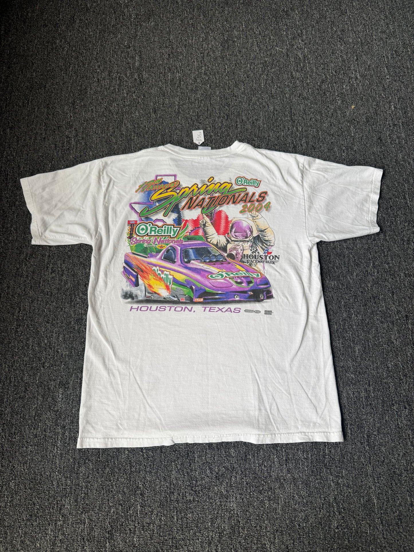 White O’reilly NASCAR Astronaut Shirt (L)