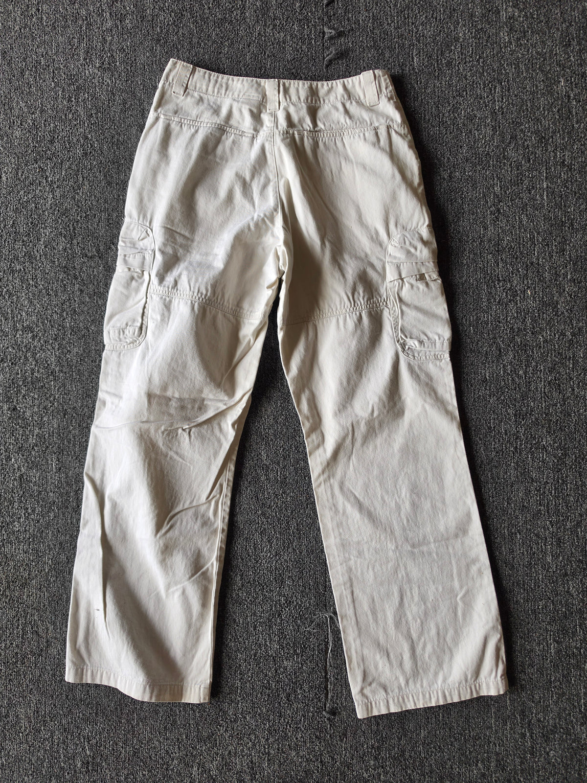 L2 2001 Y2K White Baggy Jeans (32/34)