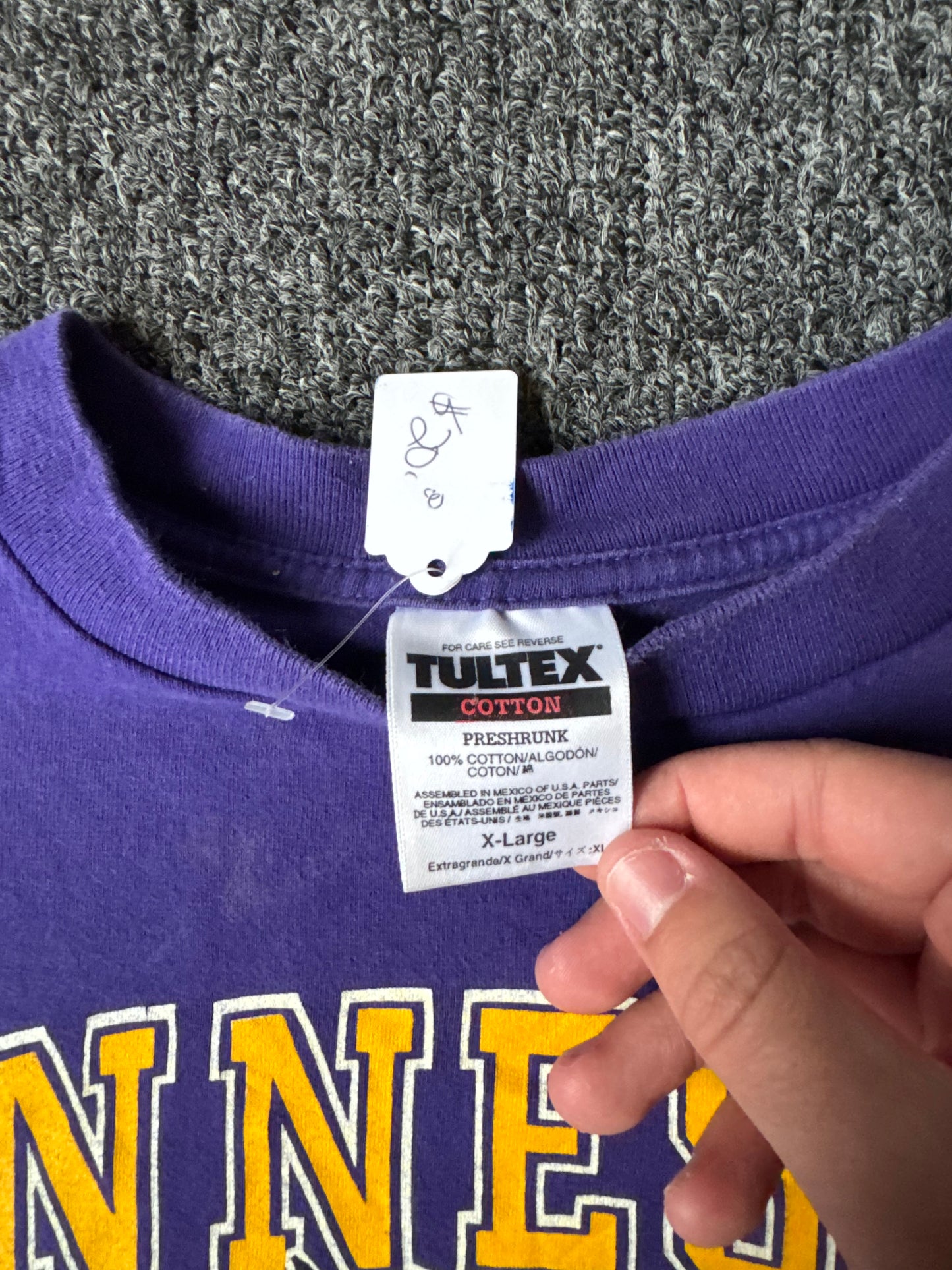 90s Purple Minnesota Vikings Shirt (XL)