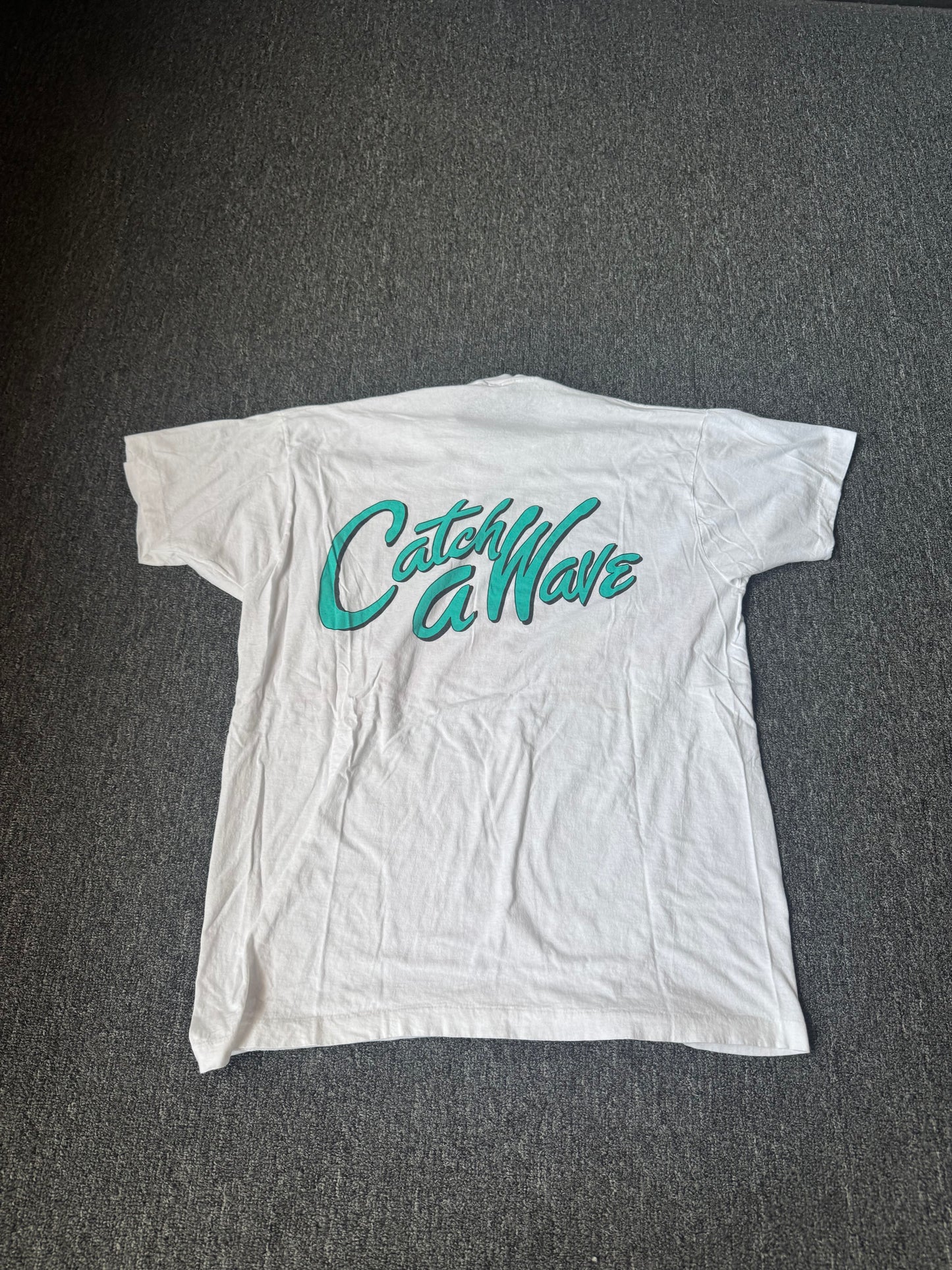 White 80s USA The Beach Boys Band Shirt (XL)