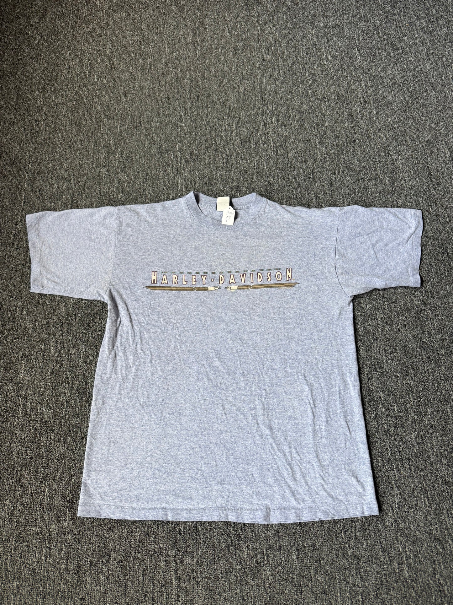 Grey 90s Harley Davidson Lincoln NE Shirt (L)
