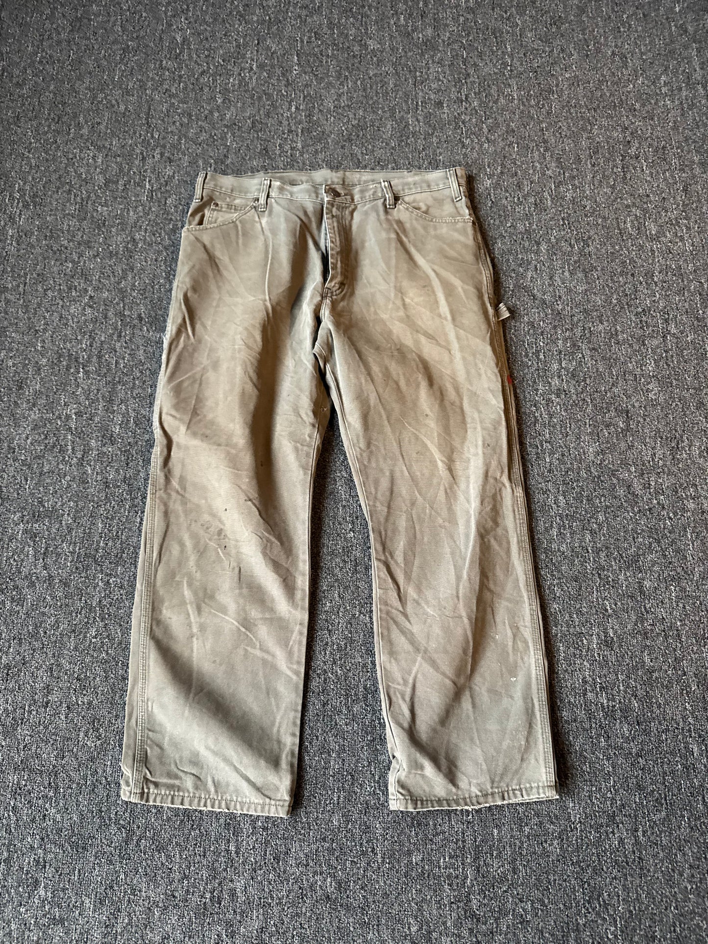 Forest Green Dickies Carpenter Jeans (38x30)