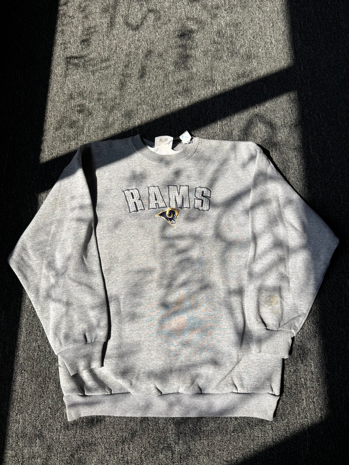 Grey NFL LA Rams Crewneck (L)