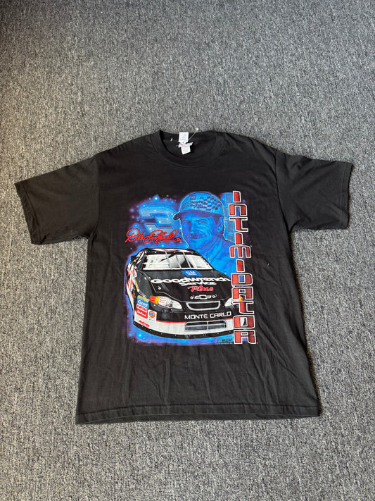 Black Dale Earndhart The Intimidator NASCAR Shirt (L)