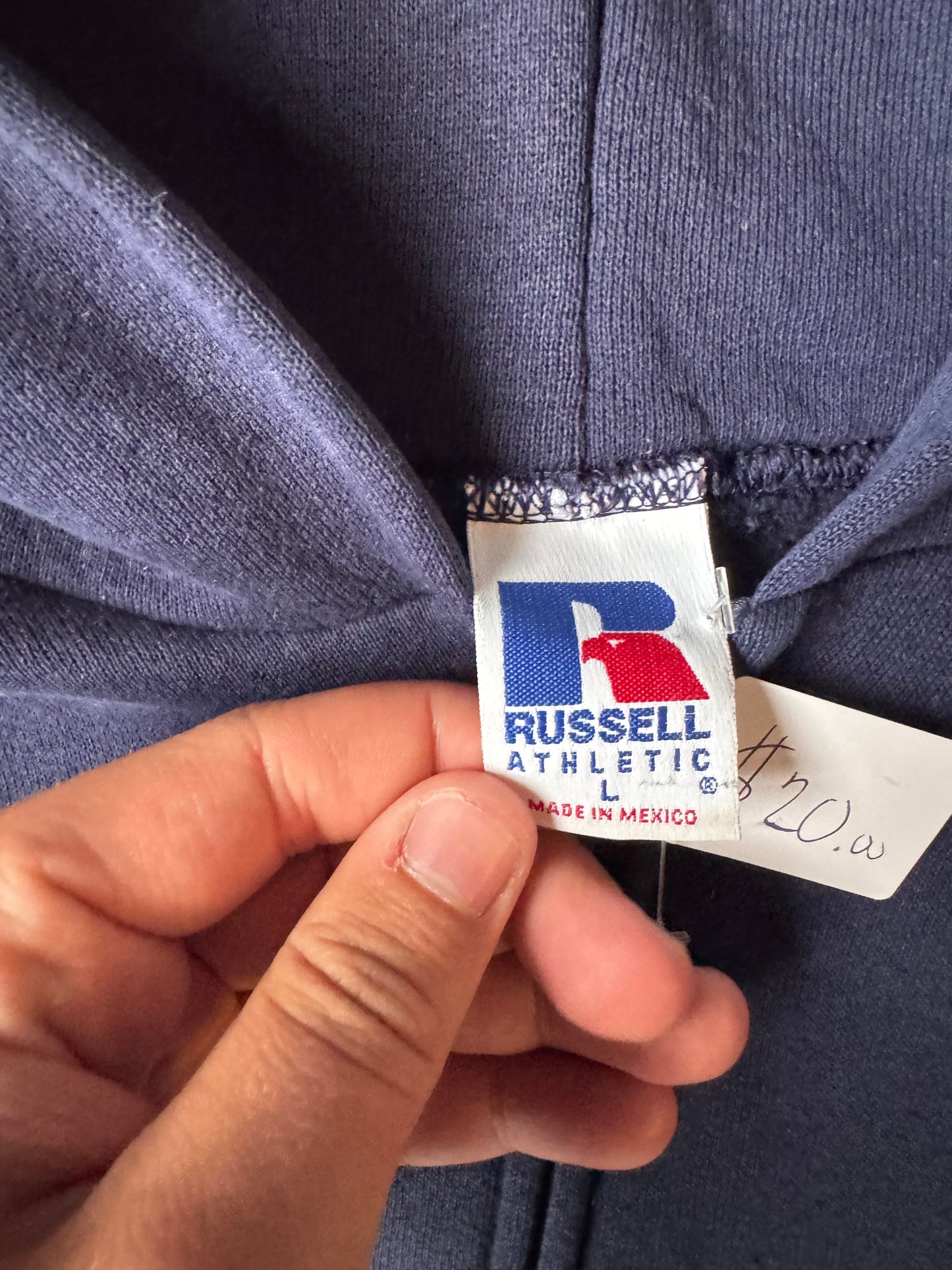 Russel Navy Zip Up Jacket (L)