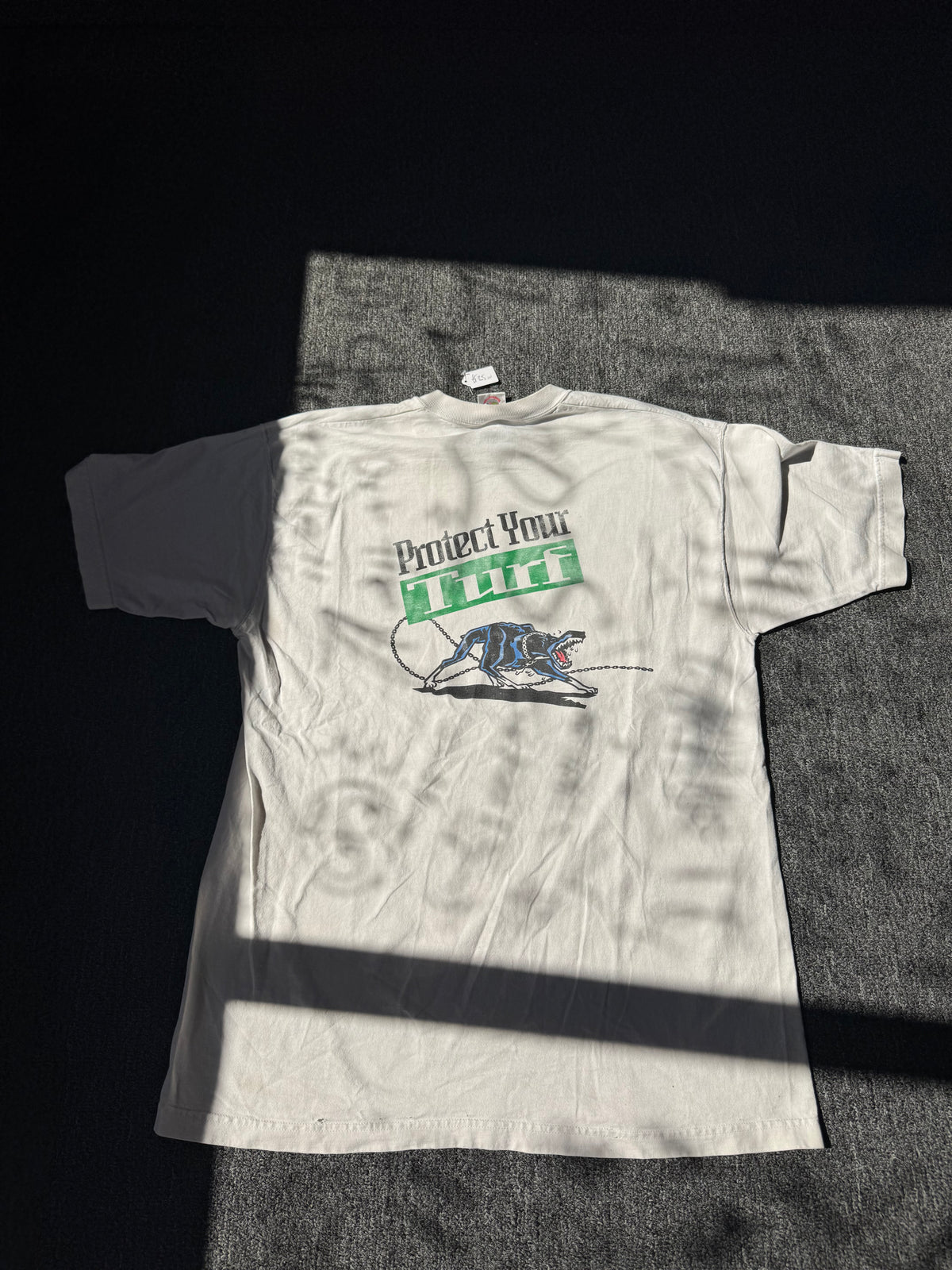 White Protect Your Turf Dog Shirt (XL)