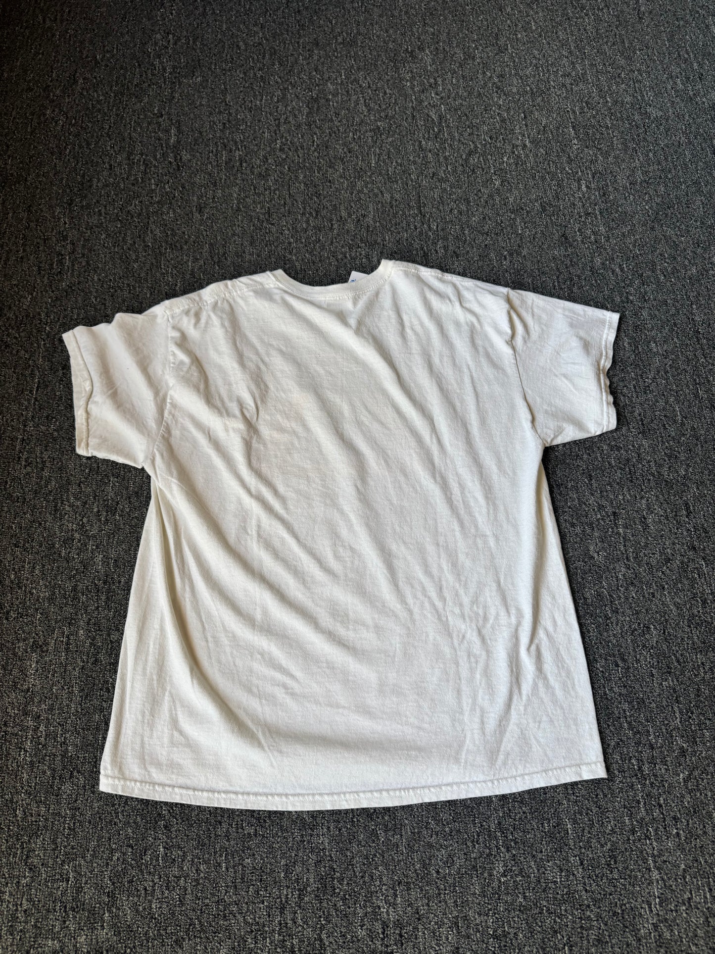 White Caution Trippin Funny Shirt (XL)