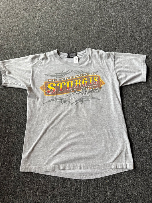 Y2K Grey Sturgis Shirt (L)