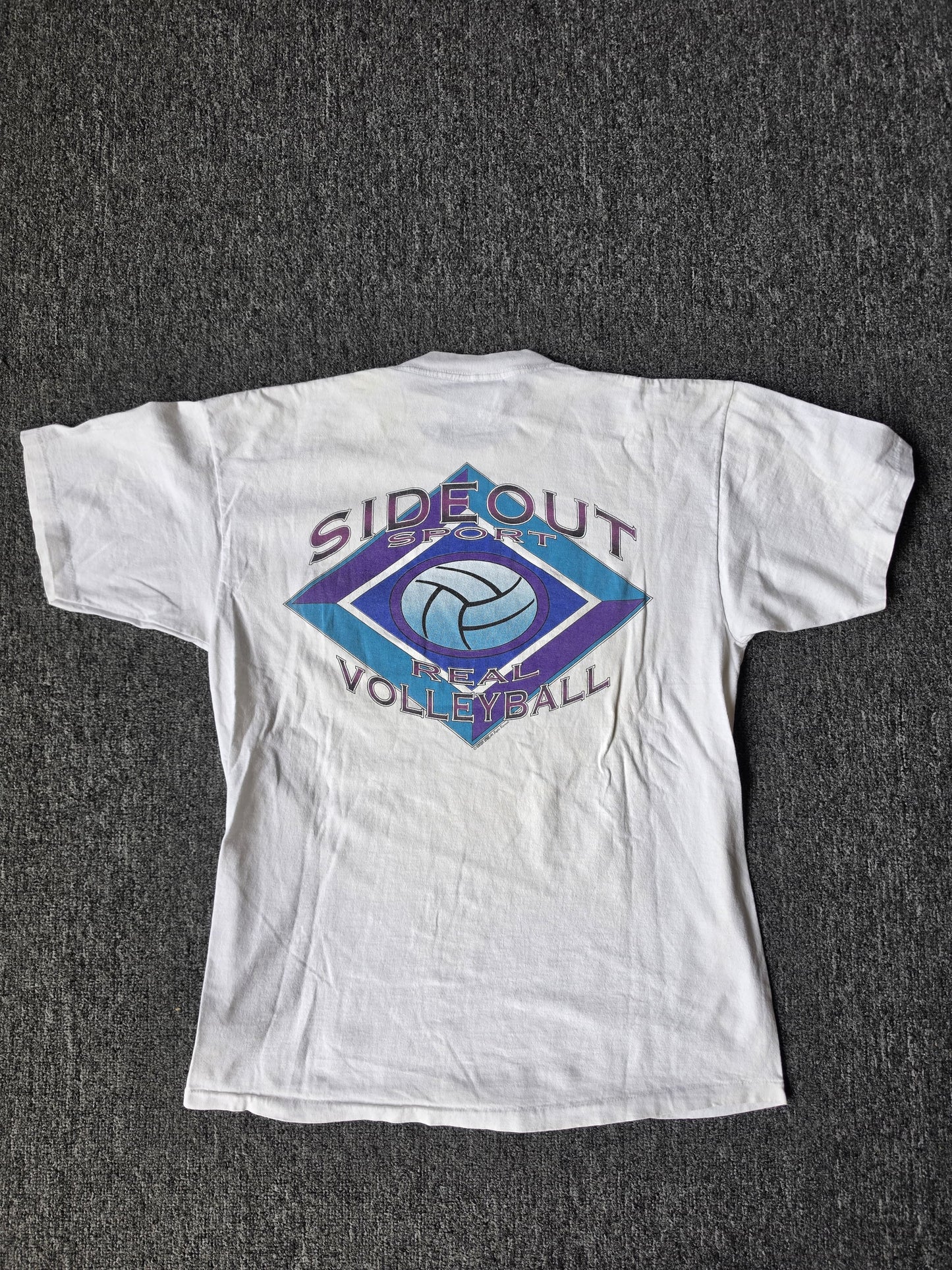White Sideout Volleyball Shirt (L)