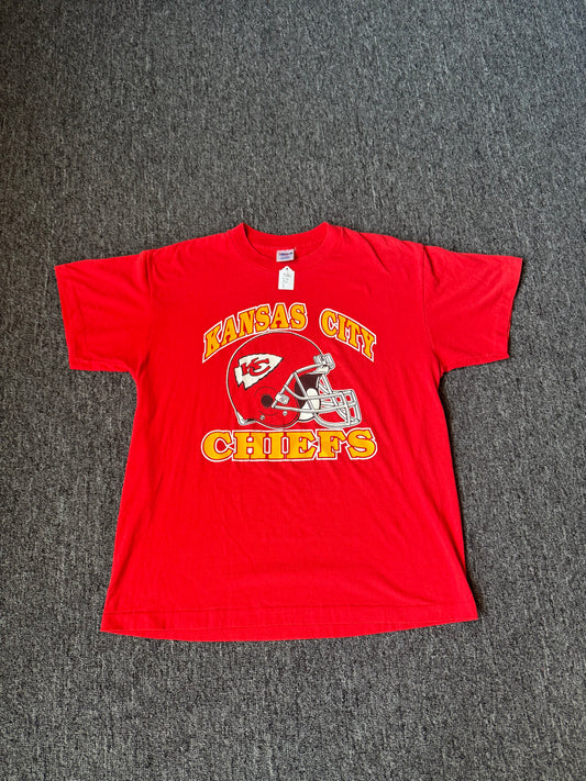 Red 90s Nike Kansas City Chiefs NFL Shirt (L)