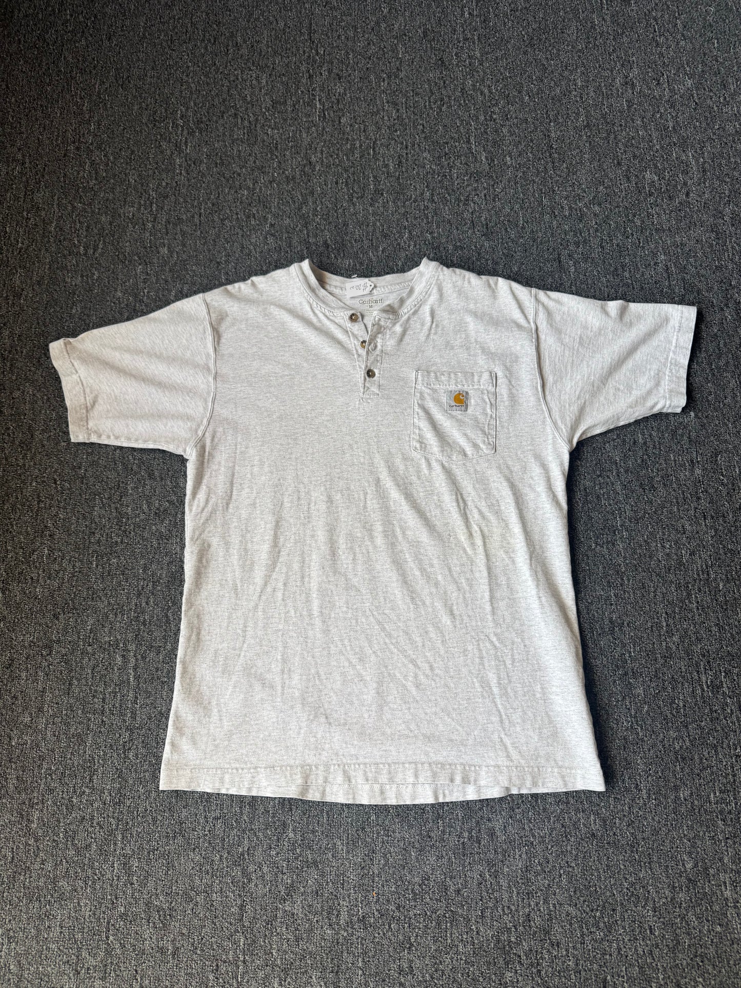Grey Carhartt Qtr Button Up (M)