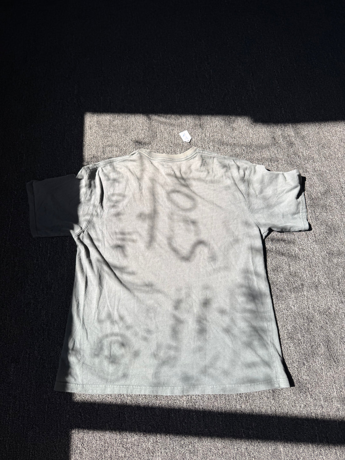 Green Faded Russel Pocket Shirt (M)