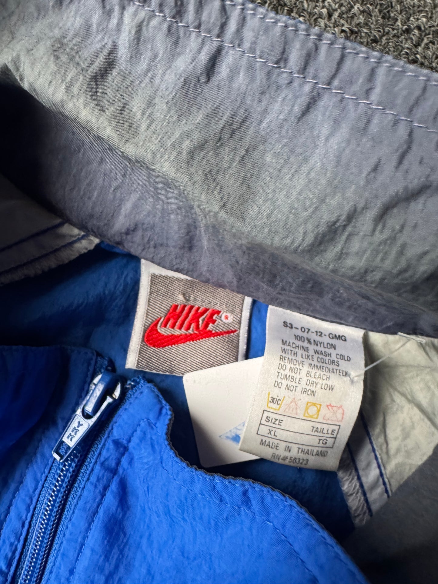 90s Blue Nike Windbreaker Jacket (XL)