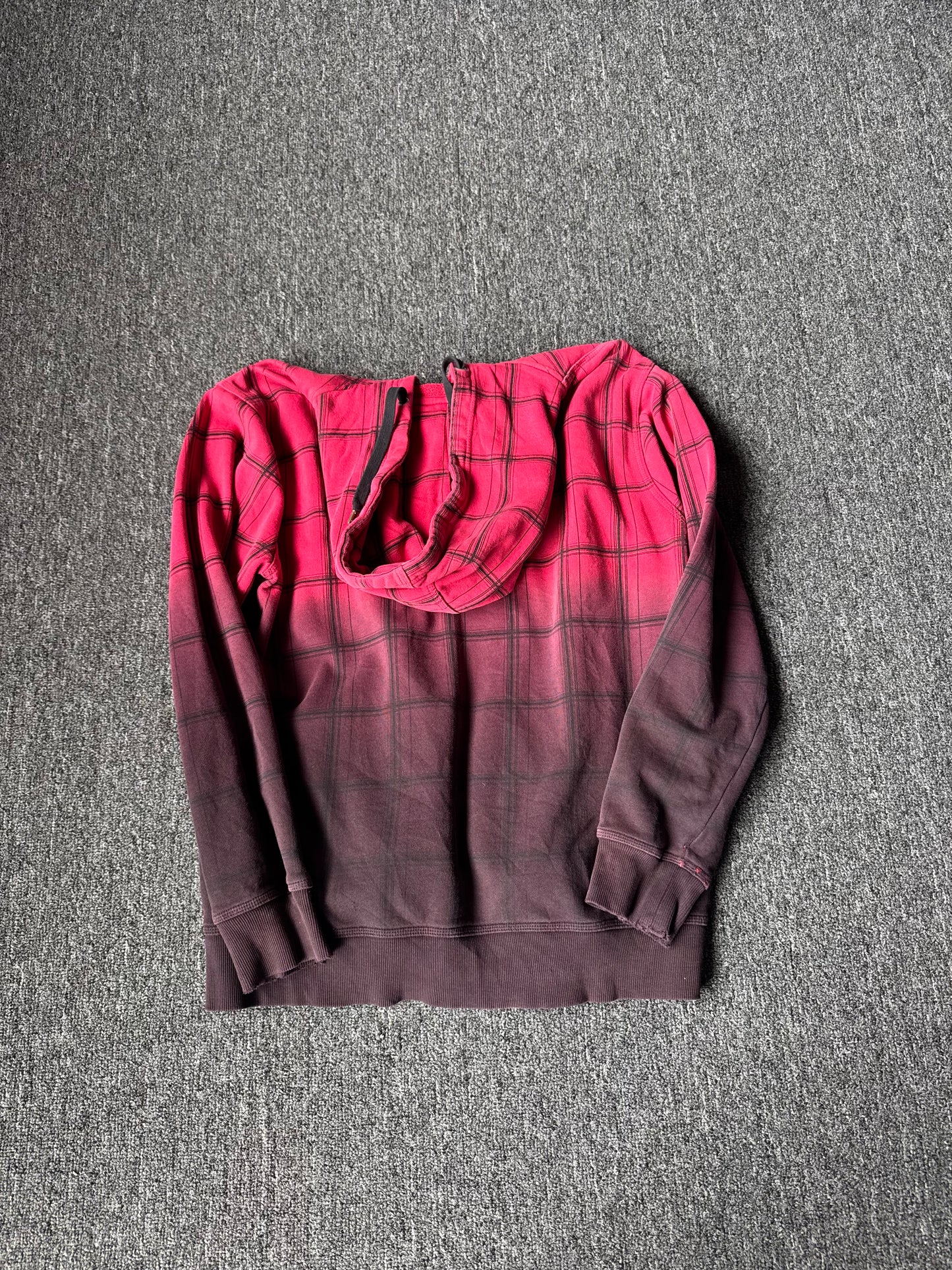 Y2K Red Hurley Zip Up Jacket (L)