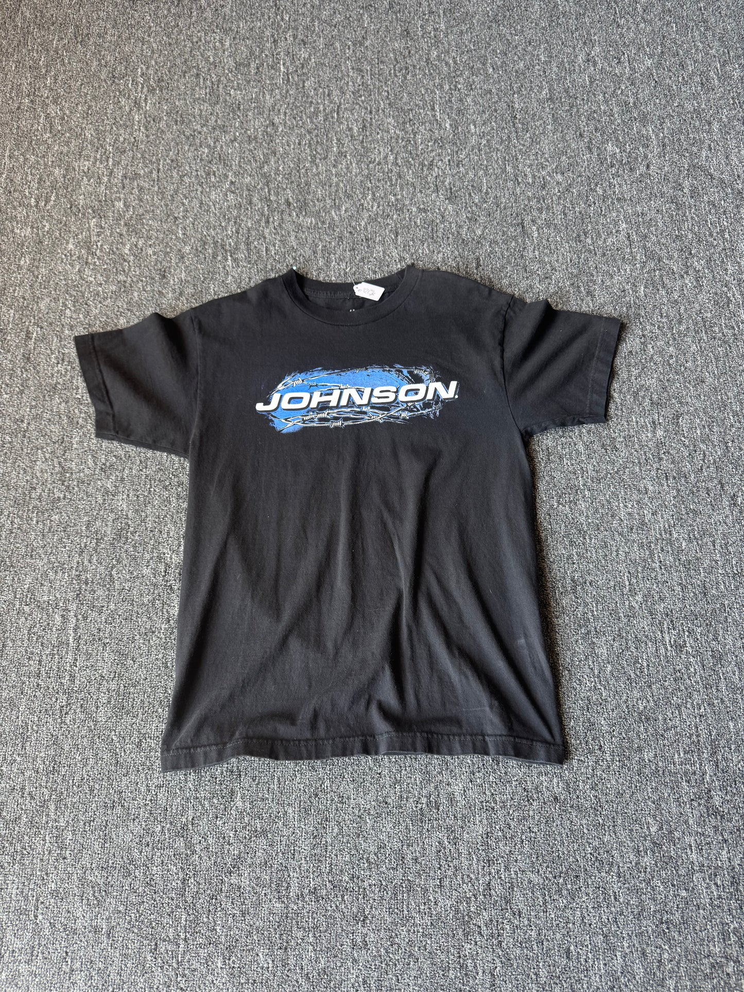 Black Johnson NASCAR Y2K Shirt (M)