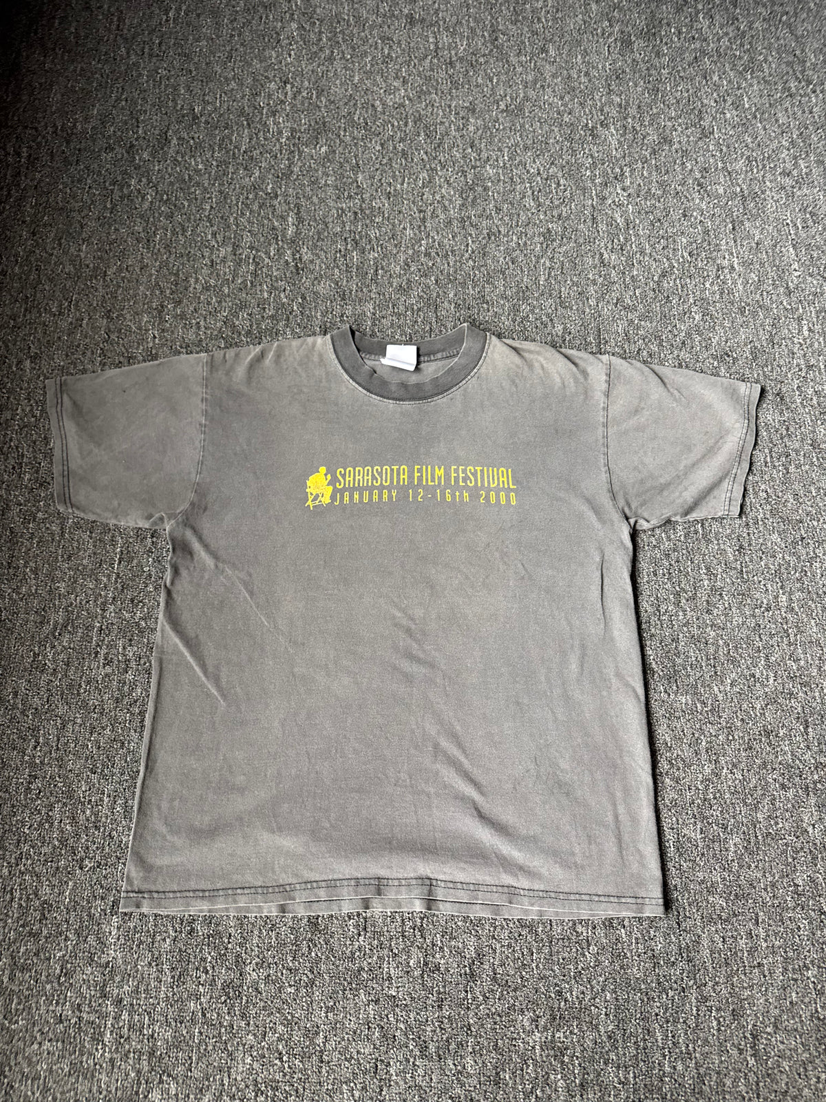 Black Faded Sarasota Film Festival Shirt (L)