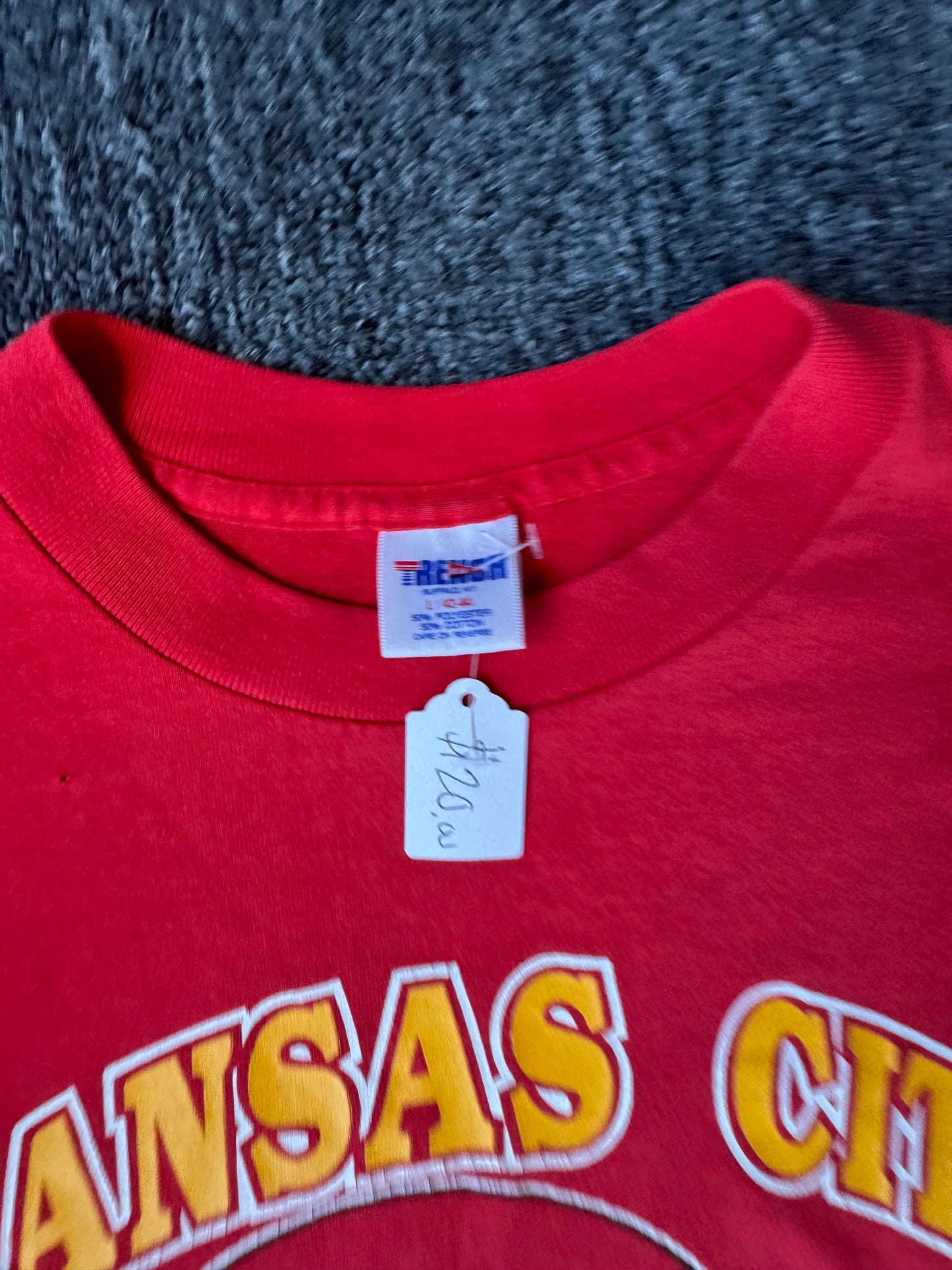 Red 90s Nike Kansas City Chiefs NFL Shirt (L)