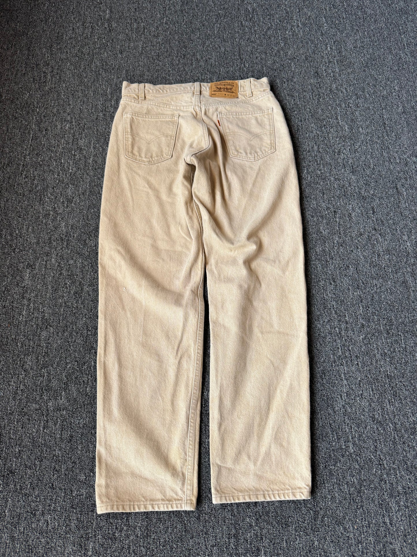 Tan Levi’s 550 Jeans (34x32)