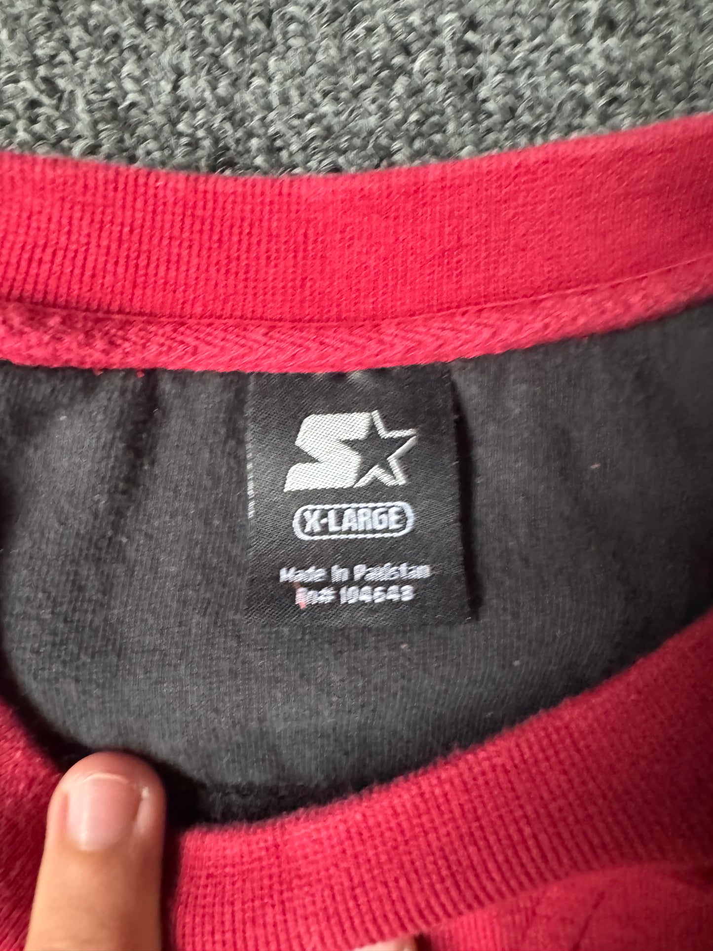 Red Arkansas Razorbacks Starter Crewneck (XL)