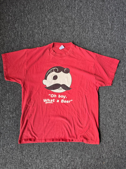 Red Funny Pringles Beer Shirt (XL)