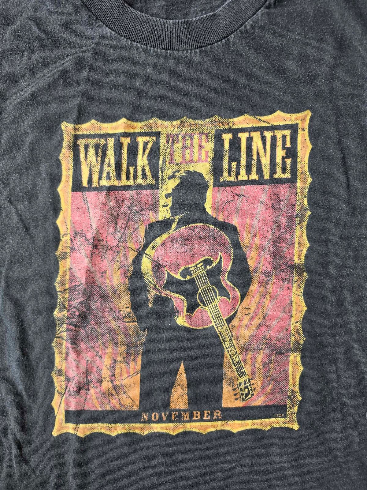 Black Walk The Line Johnny Cash (L)