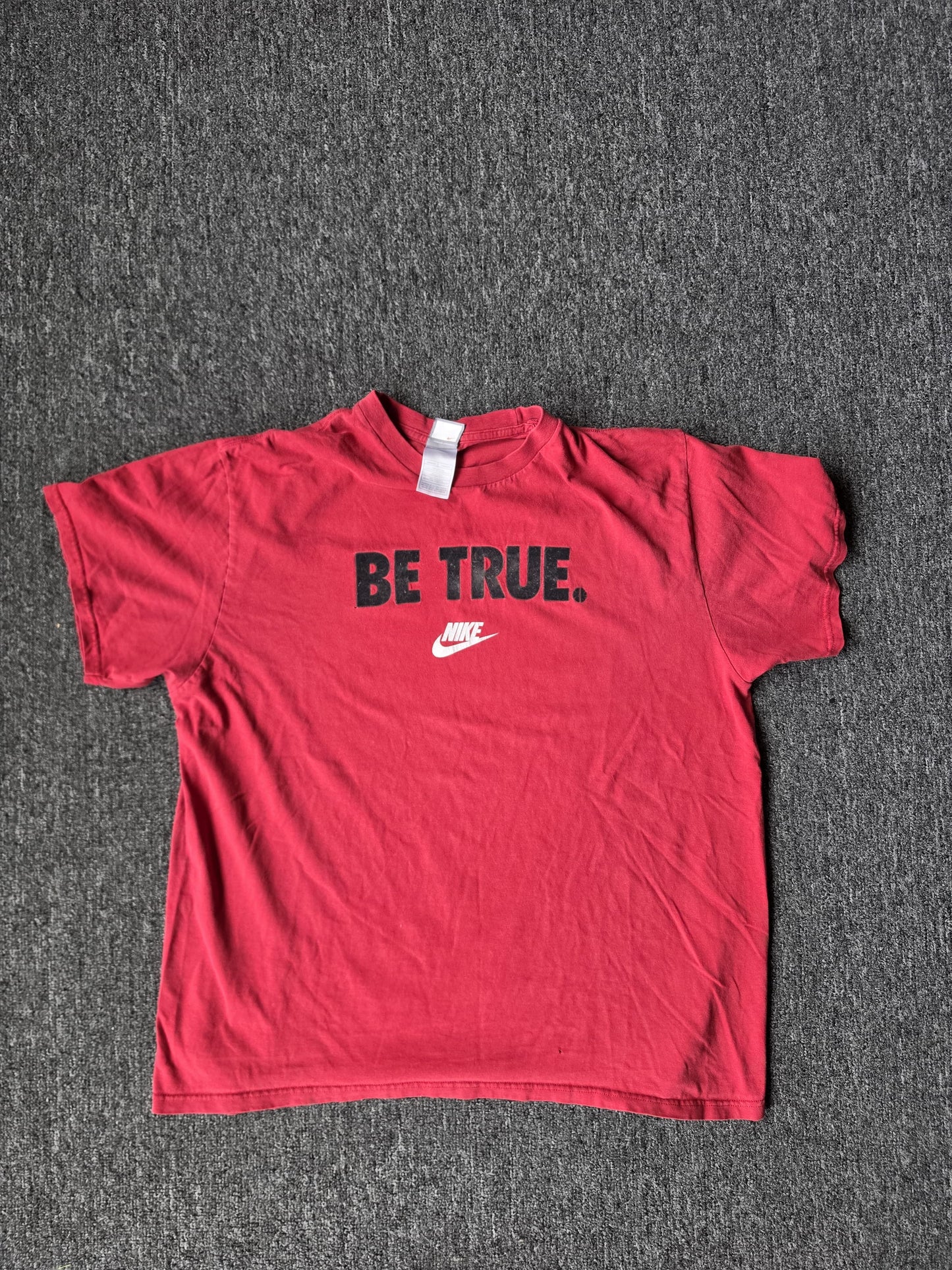 Red “Be True” Nike Shirt (XL)