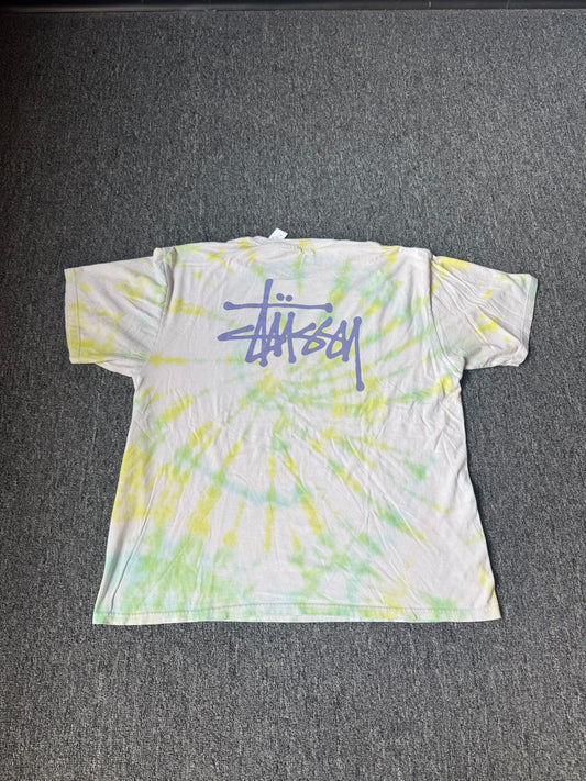 Tie Dye Stussy Skate Shirt (XL)