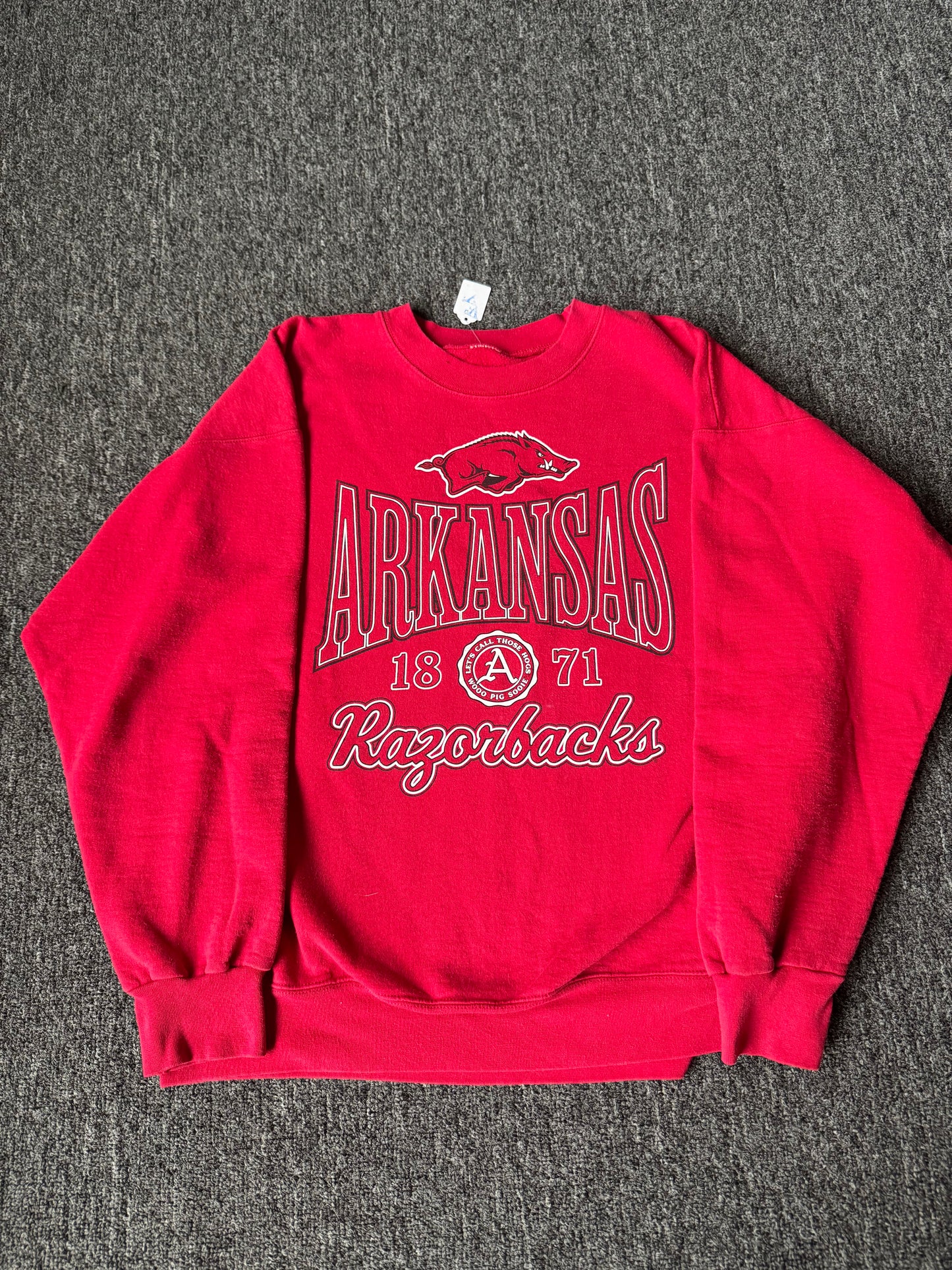 90s Arkansas Razorbacks Crewneck (L)