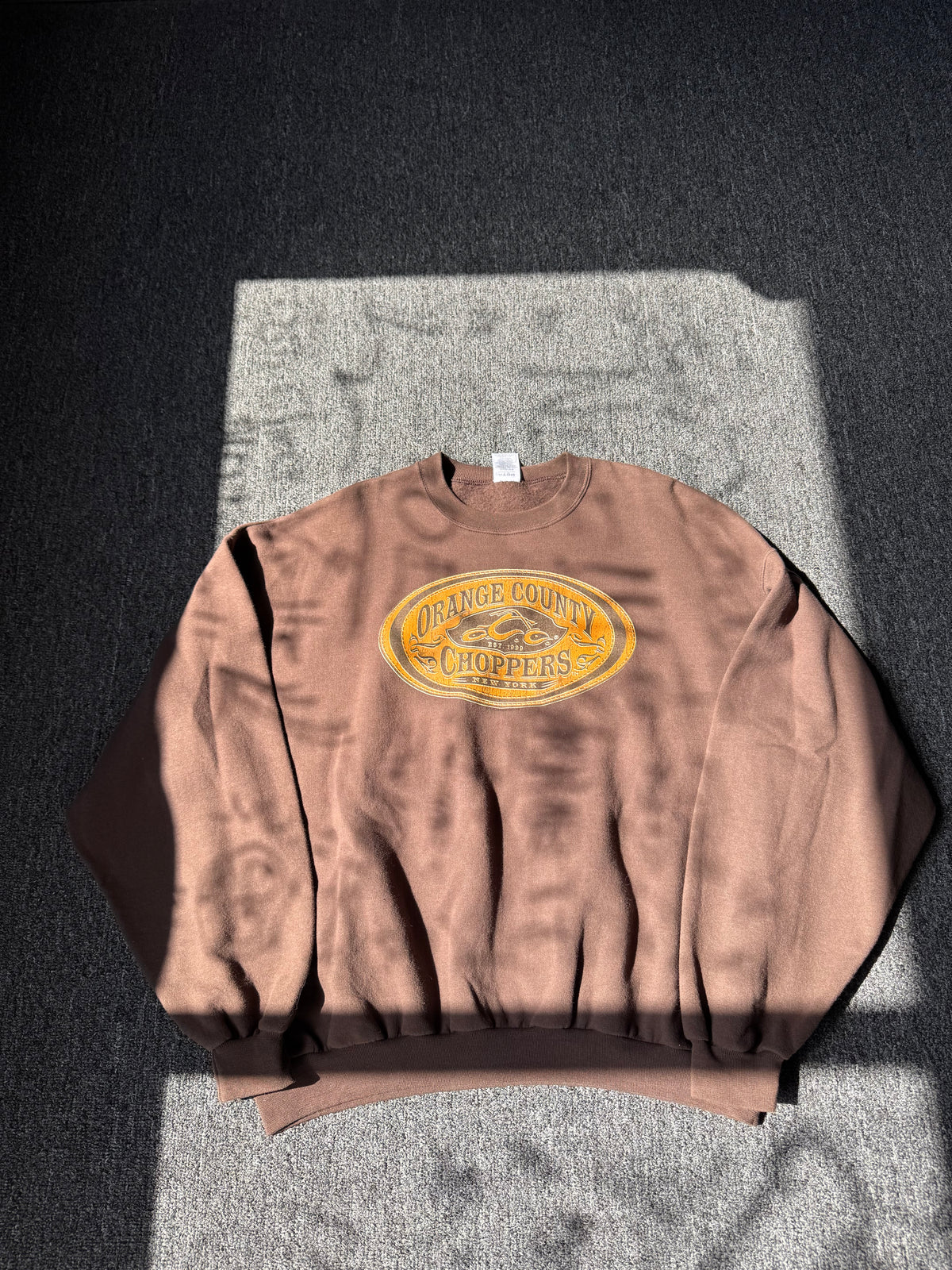 Brown Orange County Choppers Crewneck (2XL)