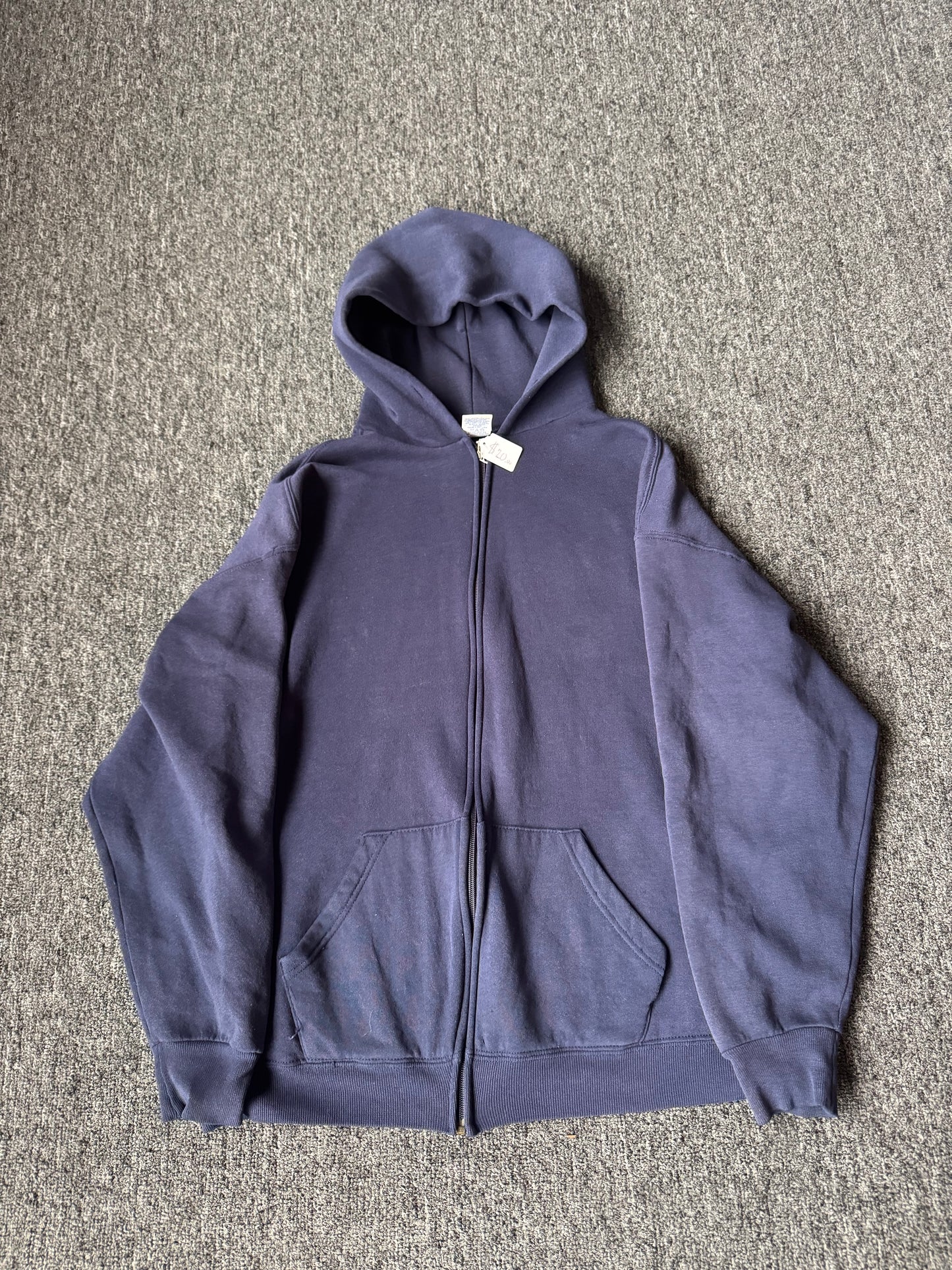 Russel Navy Zip Up Jacket (L)