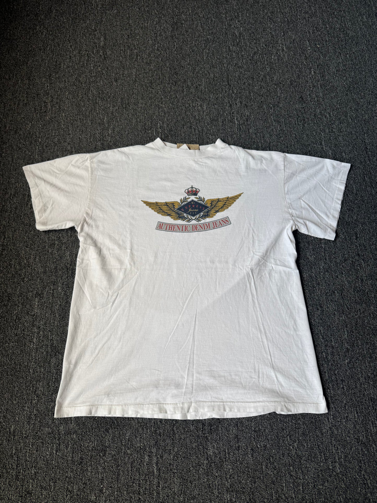 White Express Authentic Denim Jeans Shirt (XL)