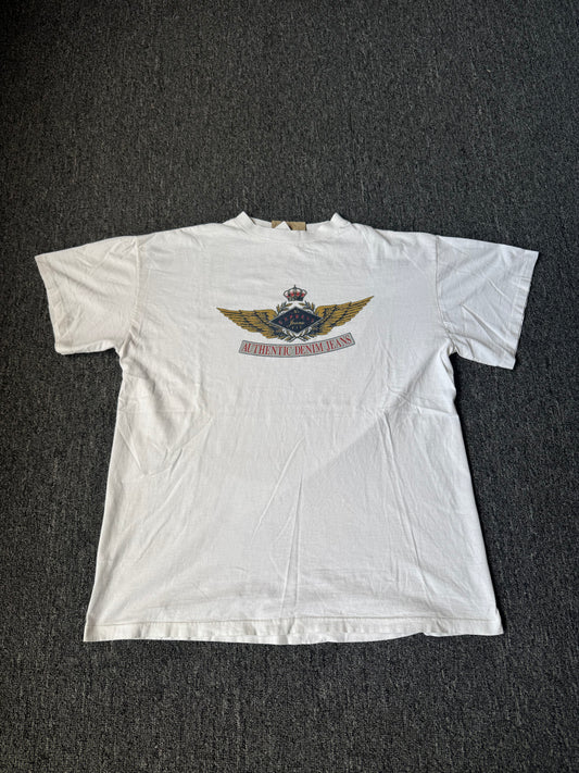 White Express Authentic Denim Jeans Shirt (XL)