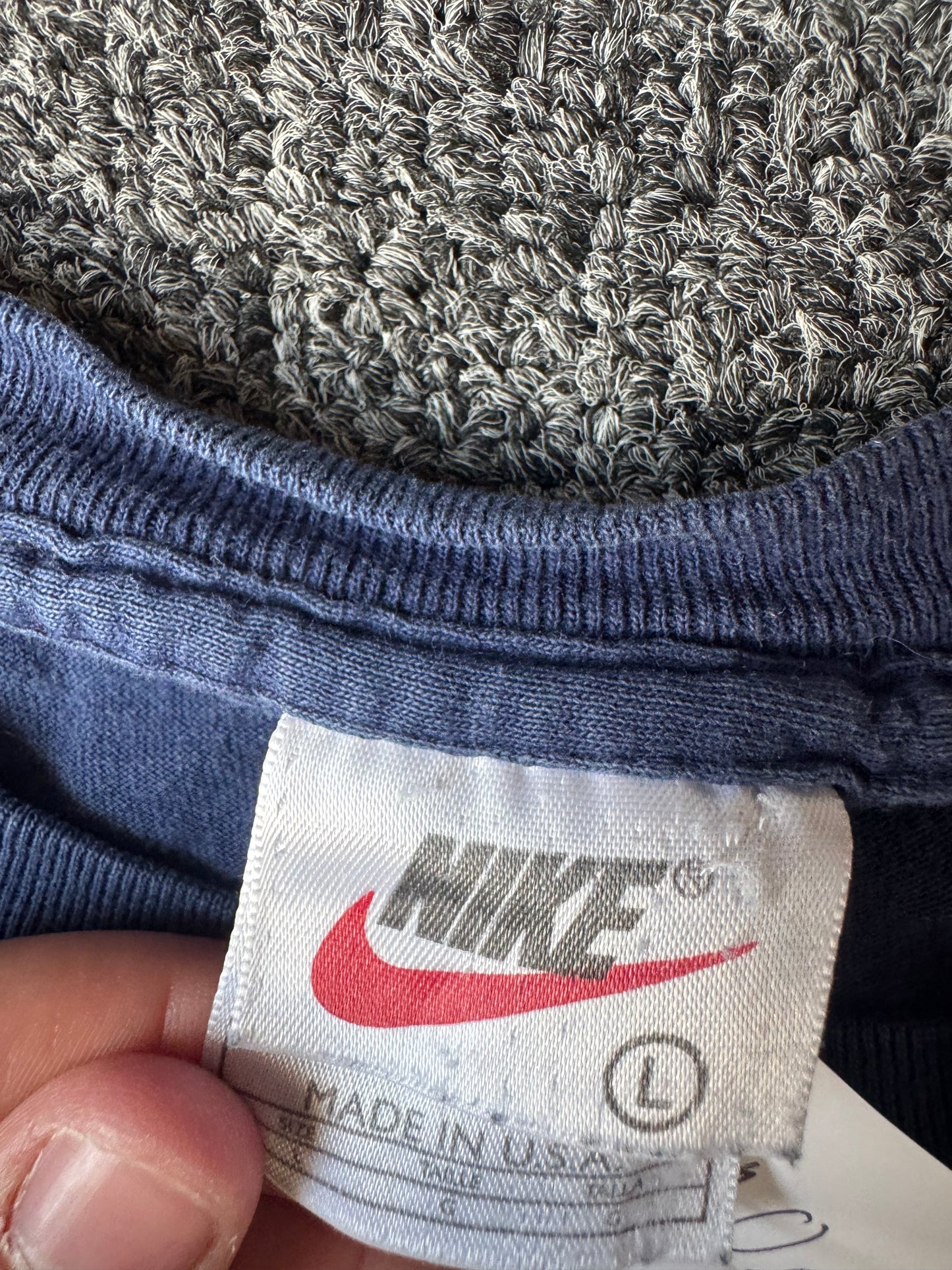 Navy Blue Nike Long Sleeve (S)