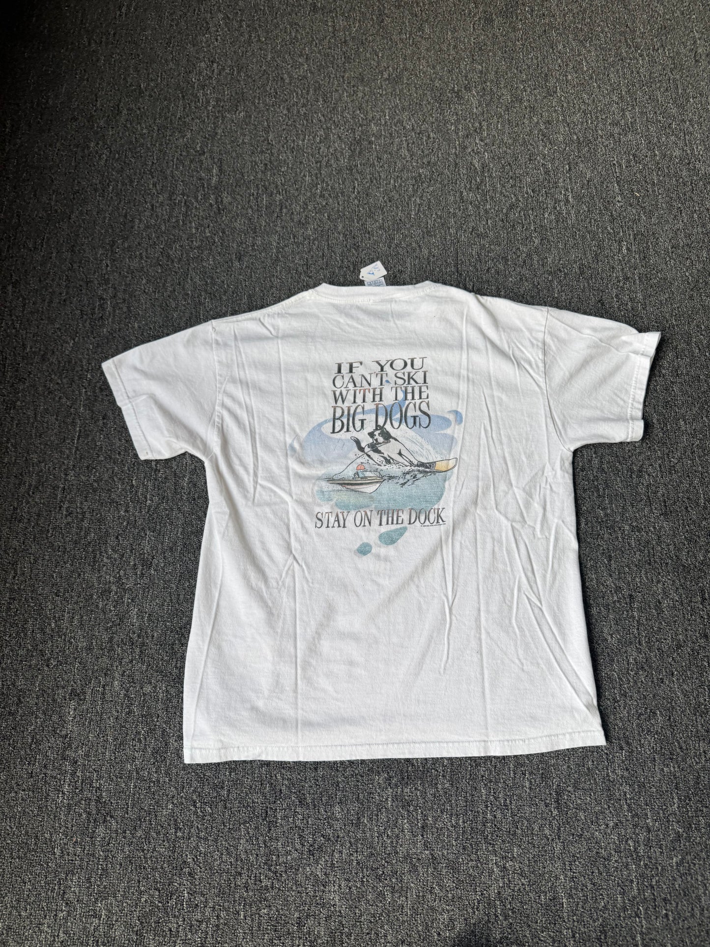 White Big Dogs Skiing Shirt (L)