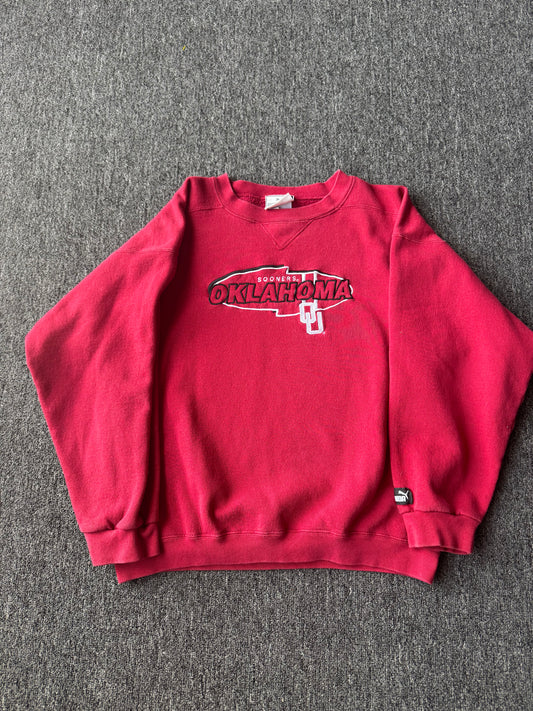 90s Puma Oklahoma Sooners Crewneck (XL)