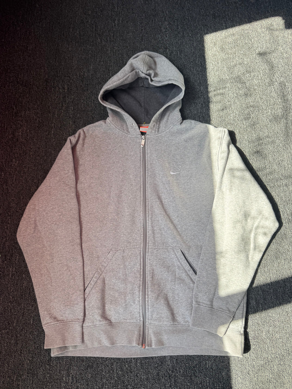 Grey Nike Zip Up Jacket (L)