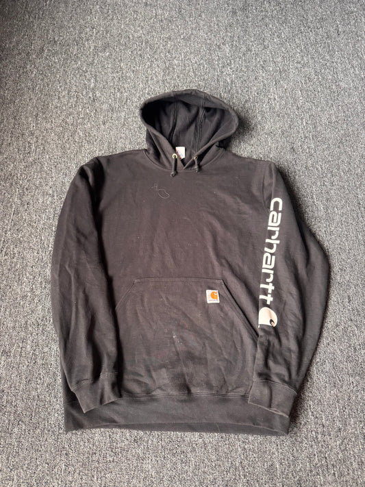 Black Carhartt Hoodie Sleeve Hit (M)