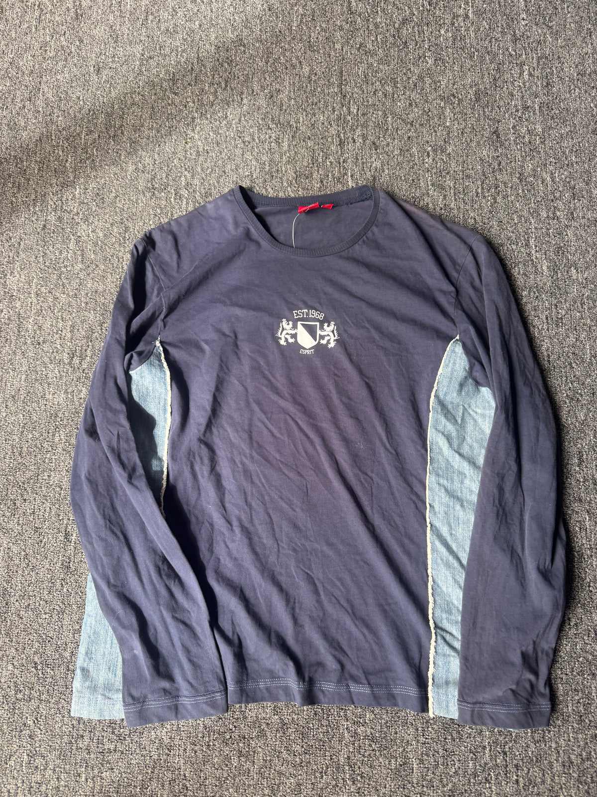 Navy Blue Esprit Long Sleeve Shirt (L)