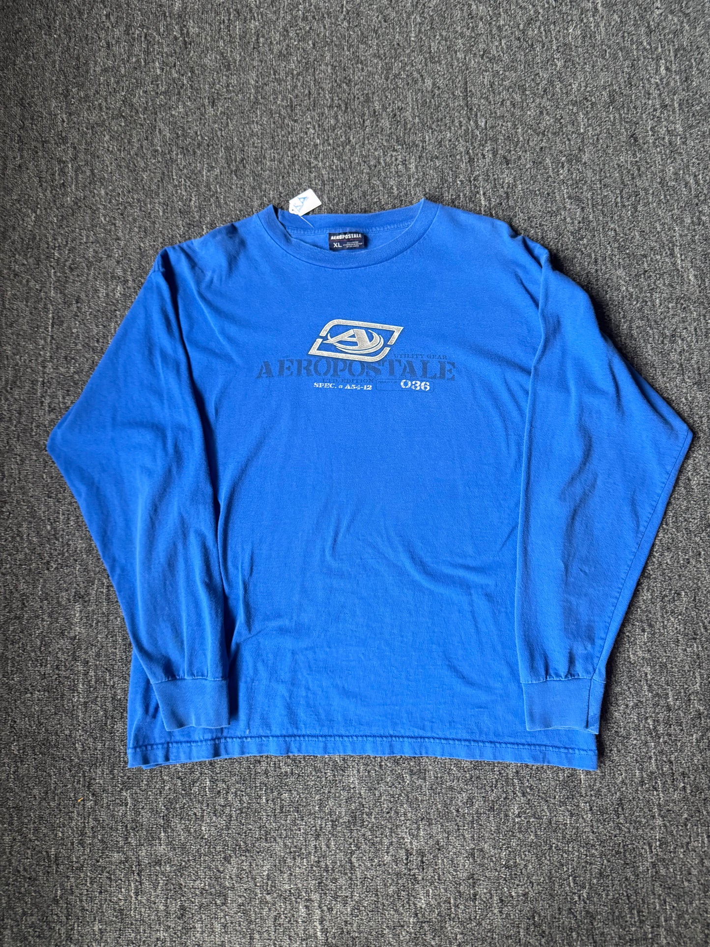 Y2K Aeropostale Blue Surf Long Sleeve (XL)