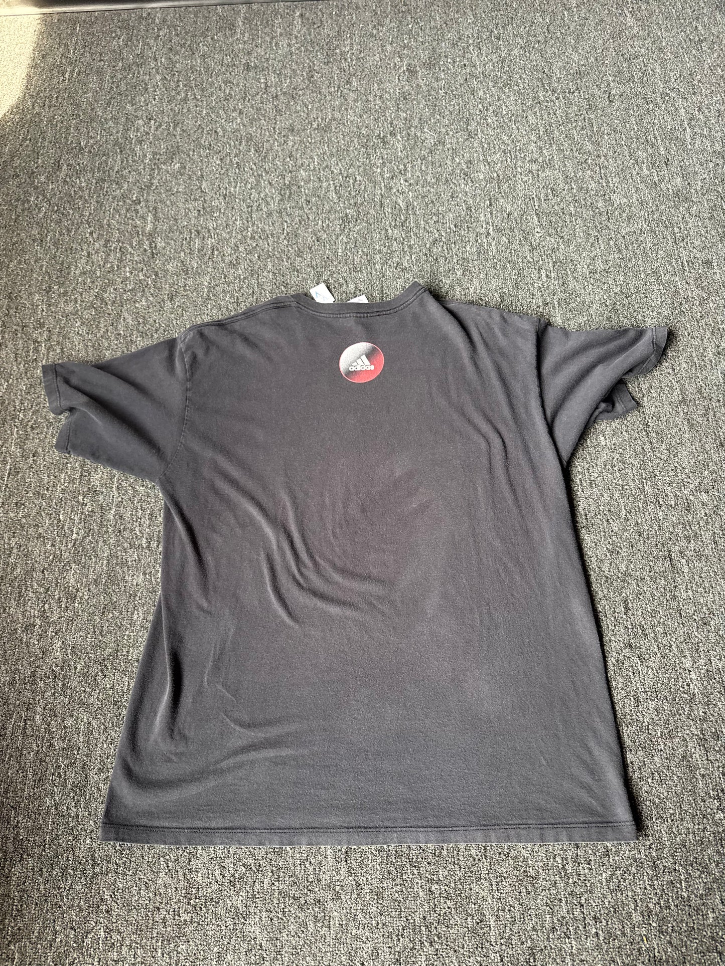 Y2K Black Adidas Shirt (2XL)