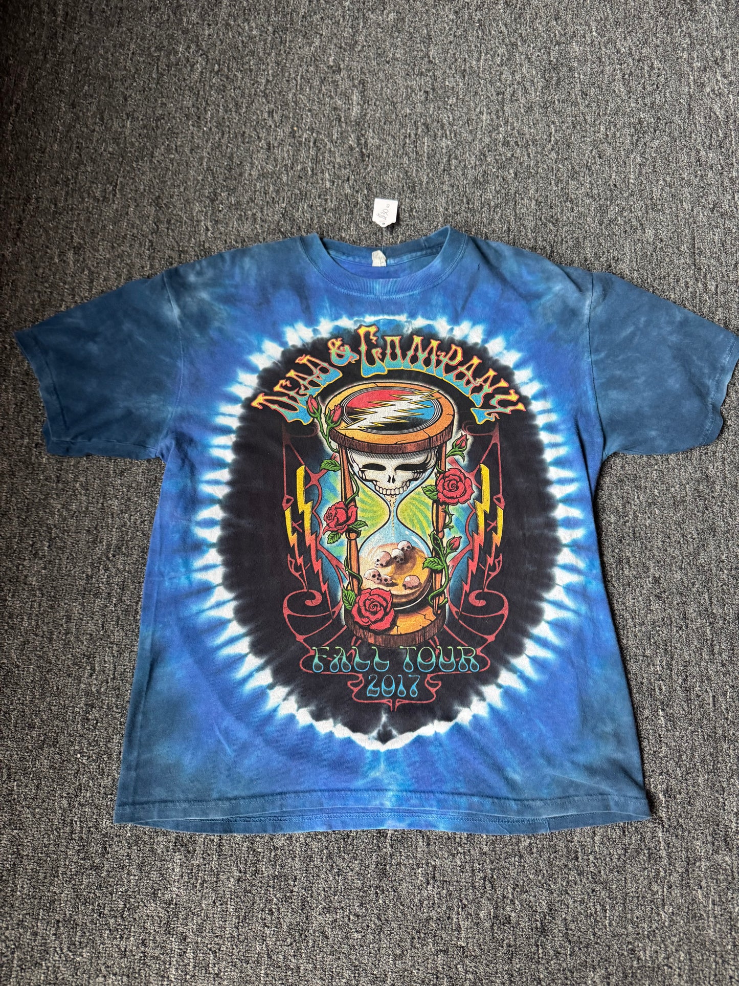 Blue Tie Dye Grateful Dead Shirt (L)