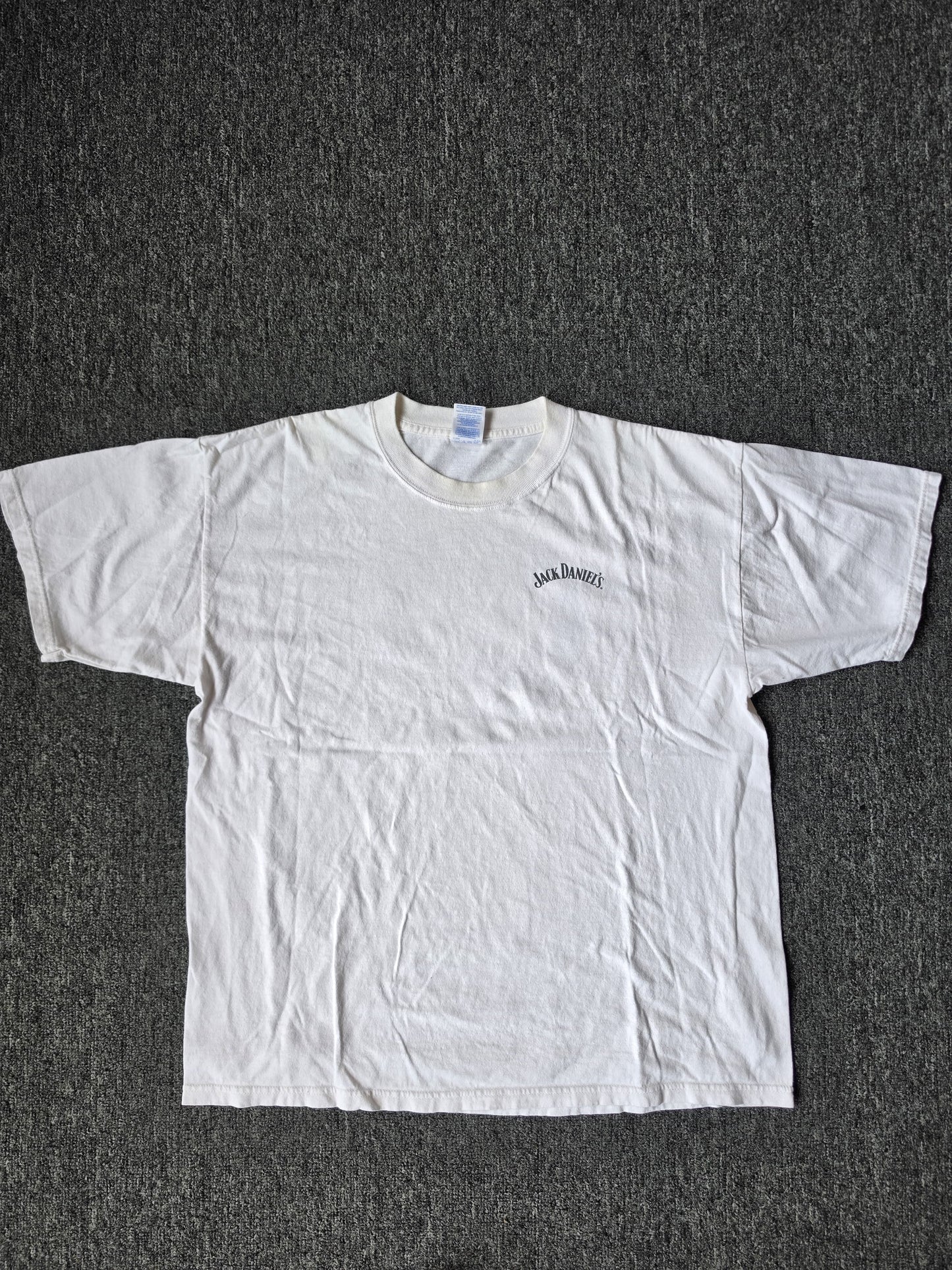 White Jack Daniel’s No 7 Whiskey Shirt (XL)