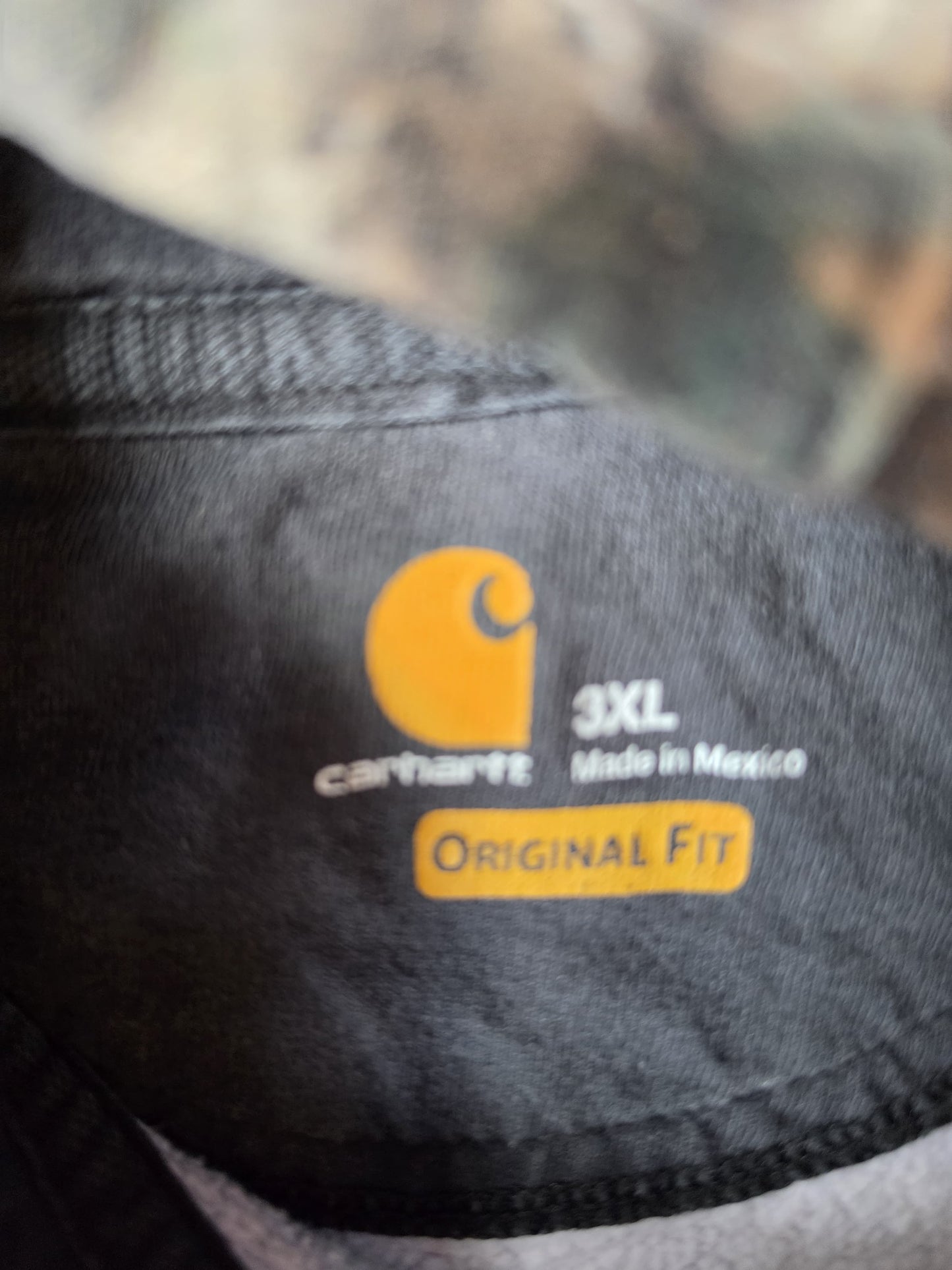 Camo Carhartt Zip Up Jacket (3XL)