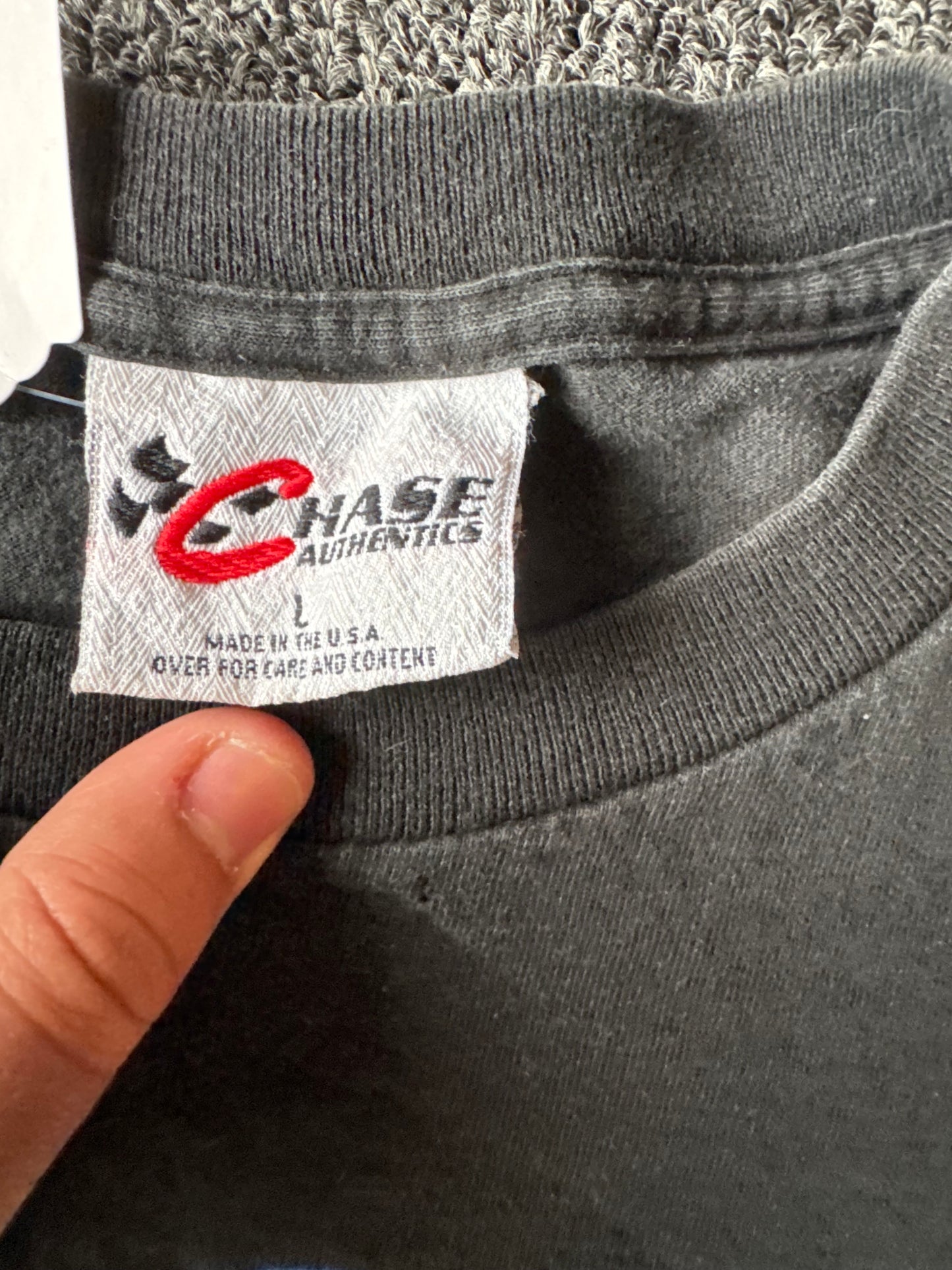 Black Faded Dale Earndhart NASCAR Shirt (L)