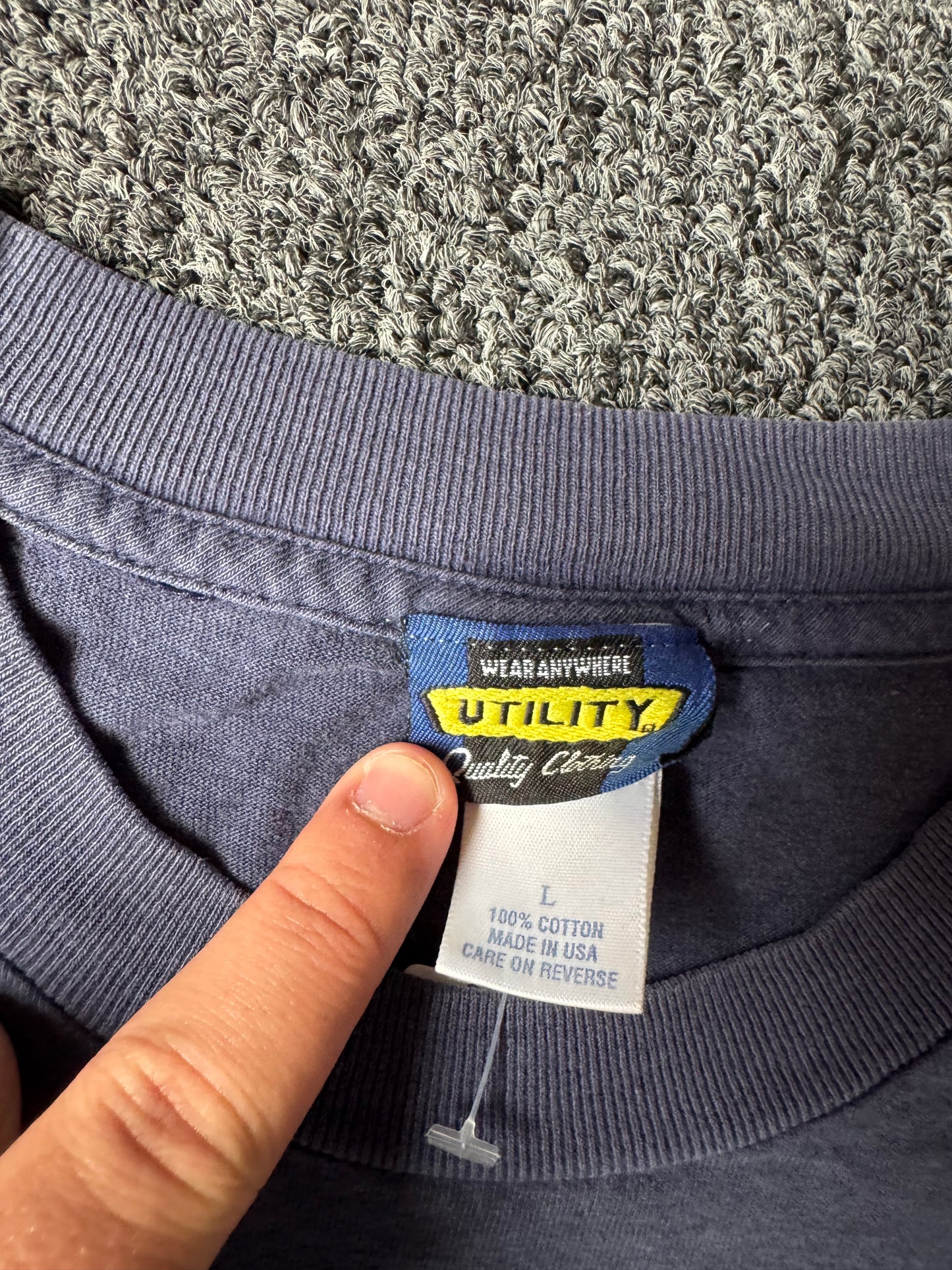Navy Hybrid Surf Shirt (L)