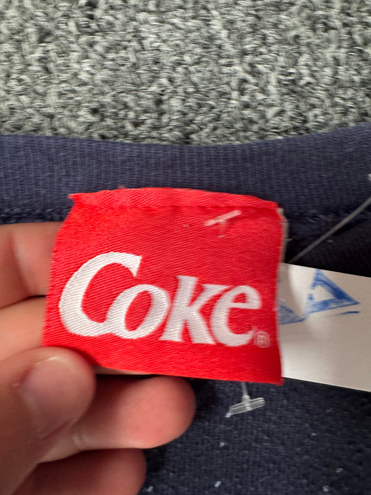 Navy 90s Coke Polar Bear Crewneck (M)